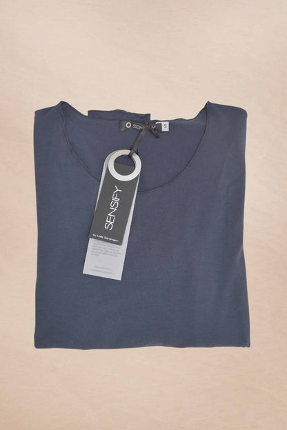Amy Bamboo top Deep blue