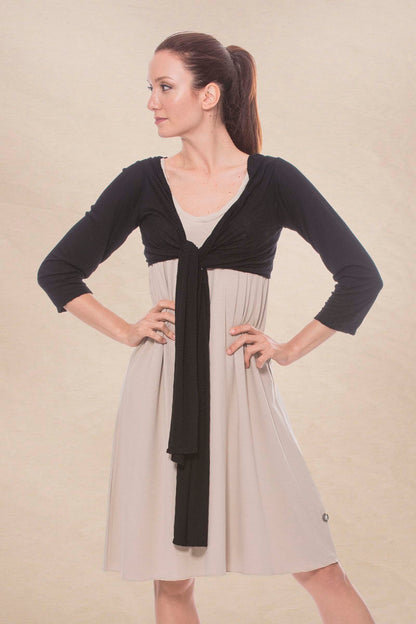 Astrid Bamboo Bolero Black Sensify