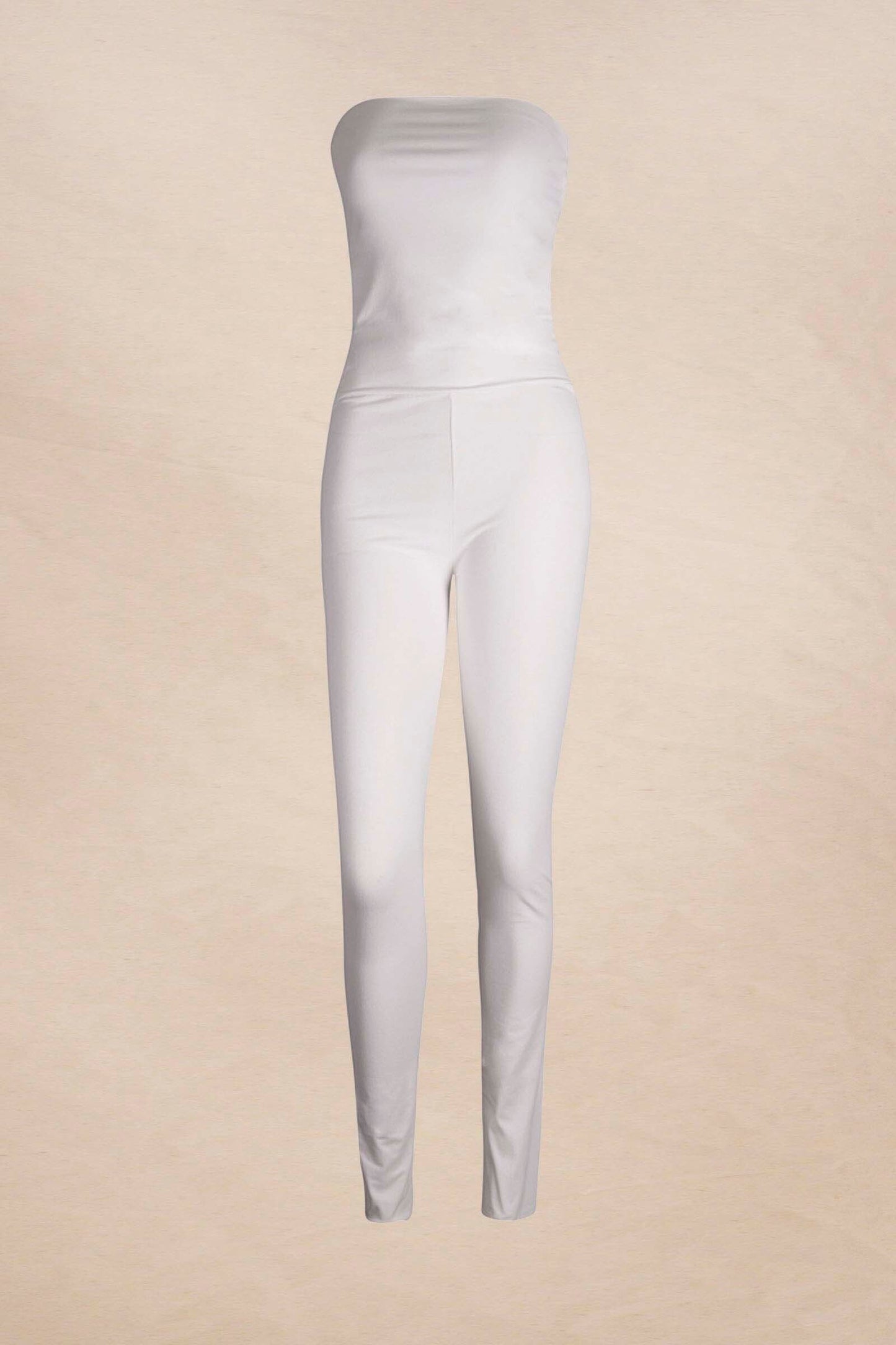 Betsy Bamboo Jumpsuit Tousers White Sensify